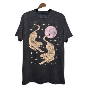 New Graphic Tee - Tigers & Moon 🌙